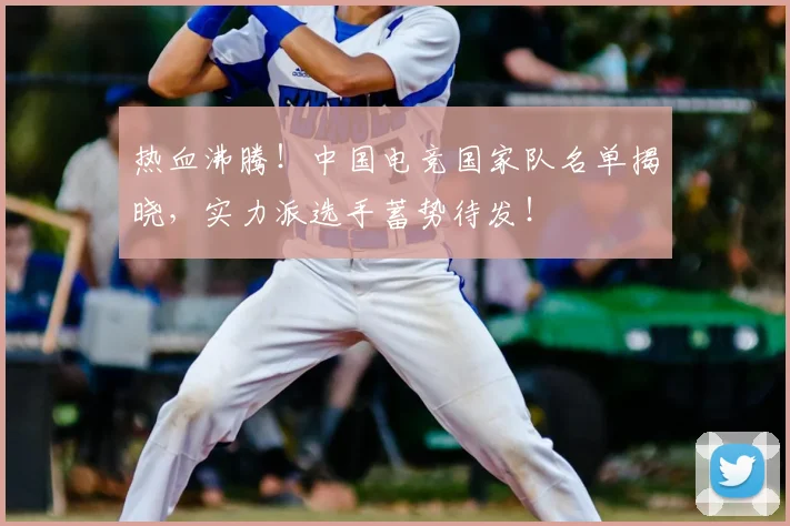 热血沸腾！中国电竞国家队名单揭晓，实力派选手蓄势待发！